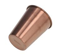 Nikou Tasse portable en acier inoxydable 350 ml avec couvercle, empilable, pour café, bière, lait, or rose, idéale pour les voyages et une utilisation en extérieur