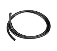 Nikou Tuyau de carburant de moto - Tuyau de conduite de carburant en caoutchouc non tressé universel Tuyau d'huile d'essence de 1 m de long noir durable pour la plupart des motos