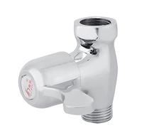 Nikou Vanne d'arrêt d'eau à filetage femelle G1/2" vers filetage mâle G1/2", accords de plomberie pour contrôle de l'eau, construction en laiton