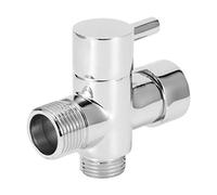 Nikou Vanne de dérivation de robinet à 3 voies, pièces de douche de salle de bain pour pommeau de douche à main et tête de pulvérisation fixe, séparateur d'eau C, remplacement du système de douche