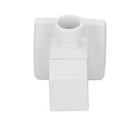 Nikou Vanne de sortie d'eau de 1,27 cm, vanne de dérivation d'eau chaude et froide en cuivre épais de 2,5 cm pour la maison, vanne de sortie à trois voies, blanc, construction