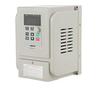 Nikou Variateur de fréquence, Contrôleur de vitesse VFD AC 220V 1.5KW pour moteur triphasé Bonne performance anti-déclenchement Protection multiple