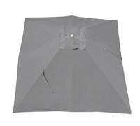 NIKSHI 300x300cm Auvent De Rechange pour Déporté Parasol De Terrasse, Carré Toile De Rechange pour Parasol Tissu De Rechange pour Parasol De Table D'extérieur,Sand-300x300cm(10x10ft)