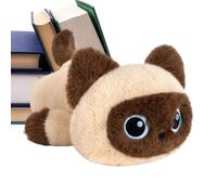 Niktule Animal en Peluche Chat Doux Et Confortable Chat Couché À Câliner