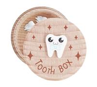 Niktule Boîte à Souvenirs pour Dents de Bébé | Boîte De Conservation En Bois Pour Dents De Lait | de Rangement Cheveux et Souvenirs - Décoration Chambre Garçon Fille | Cadeau Mémoire