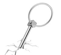 Niktule Broche à dégagement - Goupille Lynch Robuste en Acier Inoxydable 316,sécurité à Ressort goupille d'arrêt Boule matériel 4.5mm, Assortiment