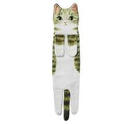 Niktule Cute Cat Shaped Hand Towels, Bathroom Cat Hand Towels for Bathroom Kitchen, Decorative Animal Washcloths Face Towels for Housewarming