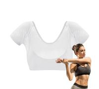 Niktule Gilet du bouclier de survêtement pour les femmes, gilet en sueur des aisselles, Tampon de chemise à l'épreuve des aisselles, Taft de chemise réutilisable lavable, à manches courtes à