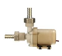 Niktule Hot Water Circulation Pump, 12V 6W Brushless DC Water Pump Ceramic Pump Core Mute High-Temperature Resistant Solar Water