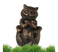 Niktule Jardin du Pays des Merveilles Fée,Sculpture en résine d'Alice, chapelier Fou, Statue | Figurine Statues Lapin, Pâques, pour l'artisanat d'intérieur
