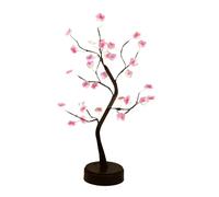 Niktule Lampe d'arbre en fleur de prunier, veilleuse en fleur de prunier - Veilleuses LED Lampes à fleurs de | Illuminez les décorations de bureau d'arbre de fleur de prunier avec la base stable pour