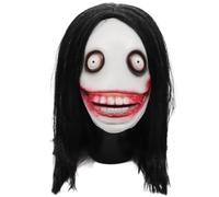 Niktule Masque Intégral Effrayant - Accessoire de Déguisement pour Masque Sinistre | Couvre-chef en Latex pour Adultes Cosplay Fête à Thème et Performance