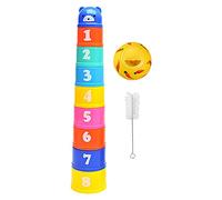 Niktule Tasses empilables Lapins | Bunnies Jouet Lapin Stack Up Empilable | Nidification Lapin empilable, Recherche Nourriture Lapin pour cochons d'In, hérissons, Petits
