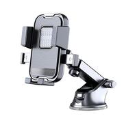 NIKTVEZ Support Téléphone Voiture à Ventouse, pour Mitsubishi Eclipse Cross Rotation 360°, Installation sur Tableau de Bord et Pare-Brise,D