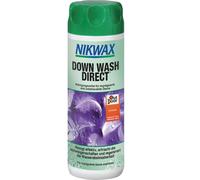 Nikwax Down Wash Direct, nettoyant vêtements en duvet et plumes.