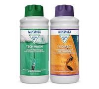 Nikwax Tech Wash et TX -Double paquet de lavage direct - Transparent - 2x1L