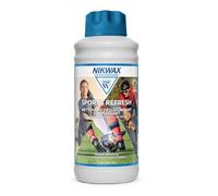 Nikwax SPORTS REFRESH - Lessive pour vêtements de sport et éliminateur d'odeurs puissantes. Nettoyant désodorisant pour les vêtements de sport, de fitness, de gym et les kits de sport (1 Litre)