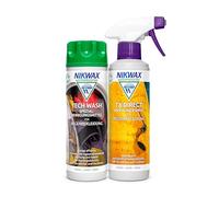 Nikwax Tech Wash+TX-Direct Lot de 2 Sprays de 300 ML Lessive pour vêtements Unisexe, Transparent, Taille Unique