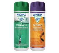 Nikwax Tech Wash & TX Direct Set Lessive Liquide & Imperméabilisation 300ml