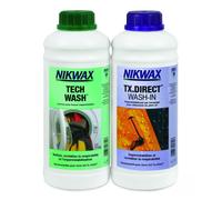 Nikwax - Twin Pack - Lessive Tech Wash et imperméabilisant TX. Direct - 2 x 1 L