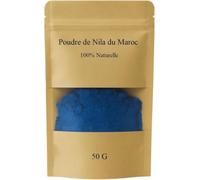 Nila Bleu 50g - Poudre Naturelle & Soin Éclat du Teint | Rituel Beauté Visage, Corps & Cheveux | Soin Unifiant Traditionnel