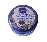 Nila Bleu - Crème Éclaircissante et Nourrissante à la Poudre de Nila | Soin Hydratant Visage et Corps | 100% Naturel du Maroc