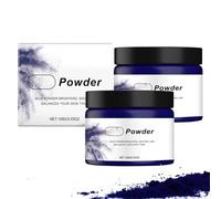 Nila Blue Powder Marocain,100g Poudre De Nila,Masque Facial Nila,Minimiseur Des Pores éclaircissants,Formule De Soins De Peau De Lavage Rares,équilibre Le Teint Naturellement Pour Utilisati (2PC)