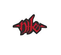 Nile Technical Death Metal Band Red Écusson Patch en fer brodé sur accessoire