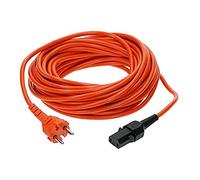 Nilfisk Câble d'alimentation pour aspirateur Industriel (Longueur 15 m, câble Amovible, Couleur Orange, câble d'alimentation) 107402901