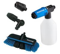 Nilfisk Nettoyage de Voiture avec Accessoires pour Nettoyeur Haute Pression - Pulvérisateur Super Mousse + Brosse + Buse Voiture + Buse sous Châssis