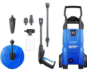 Nilfisk Nettoyeur Haute Pression C 110 Bars + Compact Nettoyeur pour Sols et Murs + Brosse - Nettoyeur Compact pour Le Jardin, Terrasse et Voiture (1400 W) 128471002