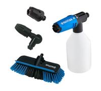 Nilfisk Kit nettoyage auto HP – pulvérisateur super-mousse, brosse, buse voiture & sous-châssis