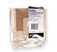 Nilfisk Sac aspirateur 140 8618 000 – 10 L à sec – Lot de 10
