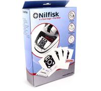 Nilfisk Sacs aspirateur Dustbags GMELITE papier – 4 sacs + 1 pré-filtre (107412688)