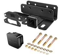 Nilight Kit de récepteur d'attelage de remorque arrière de 5,1 cm pour Ford Bronco 2 Portes 4 Portes 2021, 2022 et 2023 (à l'exception de Bronco Sport) Kit de Housse d'attelage de Pare-Chocs arrière