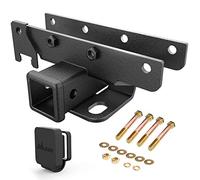 Nilight - Kit récepteur d'attelage de remorque Pare-Chocs arrière de 5,1 cm, Compatible avec Wrangler JL 4 Portes et 2 Portes 2018-2021