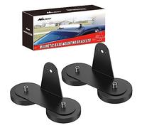 Nilight Lot de 2 Supports de Montage Aimantés, Puissant Effet de Ventouse, pour Barre Lumineuse LED Latérale Droite ou Incurvée, Installation sur Le Toit ou Le Capot