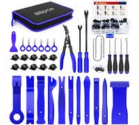 Nilight Outil de retrait de garniture 88 pièces, pince de fixation de pare-chocs de voiture, outil de retrait de terminaux, kit de clips de câble adhésifs pour panneau de voiture, pince à clip