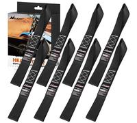 Nilight Soft Loop Lot de 8 Sangles d'arrimage de Moto de 4,3 x 43,2 cm, résistantes à la Rupture maximale de 5 443 kg pour sécuriser Les véhicules Tout-Terrain, UTV, Kayak, déménagement de Cargaison