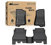 Nilight Tapis de Sol en TPE pour Jeep Wrangler JL Unlimited 4 Portes (Pas pour JK ou 4XE) 2018, 2019, 2020, 2021, 2022, 2023, Tous Temps, sur Mesure