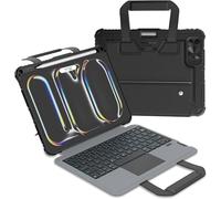 Étui Clavier Rétroéclairé pour iPad Pro 11" Antichoc avec Touchpad Nillkin Noir Noir G