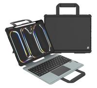 Étui Clavier Rétroéclairé pour iPad Pro 13' Antichoc avec Touchpad Nillkin Noir