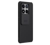 Nillkin CamShield Coque compatible avec Xiaomi 14T - Coque arrière avec curseur d'appareil photo - Protection supplémentaire de l'appareil photo - Noir