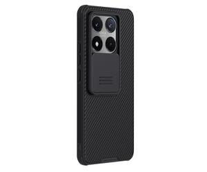 Nillkin CamShield Coque compatible avec Xiaomi 14T - Coque arrière avec curseur d'appareil photo - Protection supplémentaire de l'appareil photo - Noir
