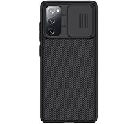 Nillkin CamShield Coque Compatible Samsung Galaxy S20 FE Coque Polycarbonate Finition striée Cache caméra Coulissant Protection Antichoc Anti-Rayures Anti-Traces - Noir