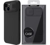 Nillkin CamShield étui en silicone pour iPhone 14, couverture de la caméra, noir