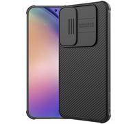 Nillkin CamShield Étui pour Samsung Galaxy A55 - Coque arrière avec Curseur d'appareil Photo - Protection supplémentaire de l'appareil Photo - Noir