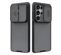 Nillkin CamShield Pro Coque pour Samsung Galaxy S26 Ultra [Protection de l'appareil Photo] avec Coque Slide Camera, Étui de protection ultra mince résistant aux chocs et aux rayures (Noir Transparent)