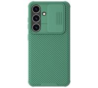 Nillkin CamShield Pro Series Coque conçue pour Samsung Galaxy S24 Plus - Vert foncé