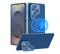 Nillkin CamShield Prop Étui de protection pour Galaxy S25 Ultra, résistant aux chocs et aux rayures, avec fonction de support, compatible avec Galaxy S25 Ultra 5G (6,9") - Bleu
